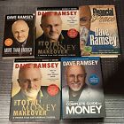 Dave Ramsey 5 book lot Total Money Makeover, Financial Peace, More Than Enough