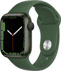 Apple Watch Gen 7 Series 7 41mm Green Aluminum - Clover Sport Band MKN03LL/A