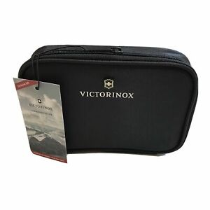 Victorinox Toiletry Travel Bag Small Size Black Mens Bathroom Shaving Gear Pouch