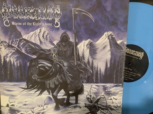 Dissection - Storm Of The Light's Bane LP 1998 Nuclear Blast ‎VG+/EX Blue Vinyl