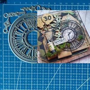 Metal Cutting Dies Clock Scrapbooking  Album Embossing Paper Card Crafts Stencil