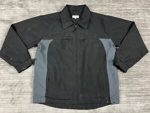 Whispering Smith Jacket Mens Large Black Full Zip Longsleeve 100% Polyester