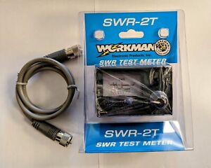 New Workman SWR-2T SWR test meter CB Radio Home And Mobile use w 3ft Coax Cable