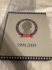 1999-2009 Official State and Territory Quarter Collector's Album -P and D.