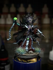 Mindflayer Warlock Sorcerer Miniature Dungeons & Dragons Pro Painted Mini DnD