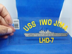 Military Decal Sticker USS IWO JIMA LHD-7