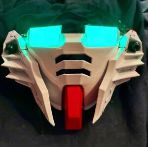 BURNING GUNDAM ROBOT ANIME  Mask Cosplay Excellent Quality with Lights