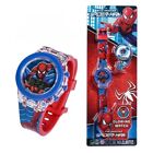 Spiderman Kids LED Flash Light Watch Digital Boys Cartoon Wristwatch
