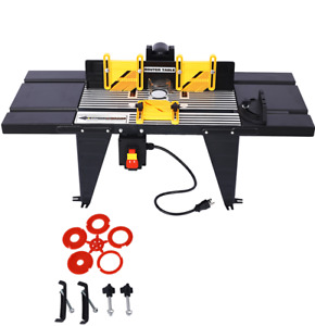 Aluminium Electric Benchtop Router Table Wood Working Craftsman Tool 6