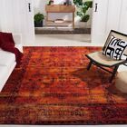 New 8x10 Rug Hamadan Vintage Oriental Geometric Area Carpet Orange Decorative