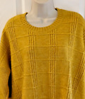 CAbi Pullover Sweater Mustard Yellow XS