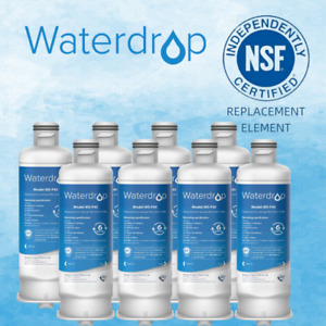 Waterdrop Refrigerator Water Filter, Replacement for Samsung DA97-17376B, 8 pack