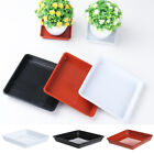 Square Durable Drip Trays Plant Saucer Indoor Outdoor Plastic Tray Saucers