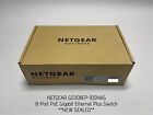 NETGEAR GS308EP-100NAS 8-Port PoE Gigabit Ethernet Plus Switch **NEW SEALED**