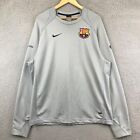 NIKE Dri Fit BARCELONA Football Club Training Long Sleeved Shirt size L