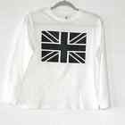 Zara Kids T-Shirt Size 10 100% cotton Union Jack Flag New!