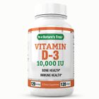 Vitamin D3 10000 IU High Potency 120 Servings 120 Softgels 4 Months+