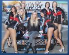 SIGNED PHOTO - LEAH PRUETT- DEJA VU  FUNNY CAR NHRA - Cheesecake Girls Sexy Team