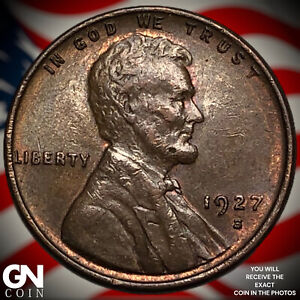 1927 S Lincoln Cent Wheat Penny M8479