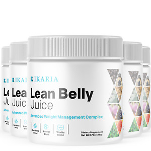 (5 Pack) Ikaria Lean Belly Juice Powder, Supports Weight Loss