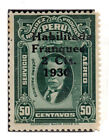 Augusto B. Leguia, President of Perú, Surcharged 2c, Perú 1928, accept offers