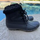 Sperry Women's Saltwater Alpine Leather Snow Boot in great condition size 8.5