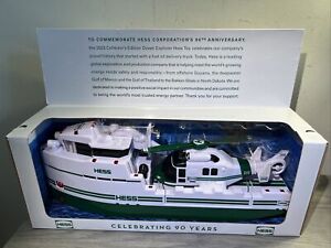 New 2023 HESS Toy Truck 90th Anniversary Collector’s Edition Ocean Explorer Heli