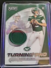 Zach Wilson Turning Pro Relic Patch Card Panini NFL Playoff 2021 Rookie RC