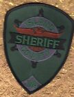Island County Washington Sheriff Shoulder Patch  Black/Hunter Green Version