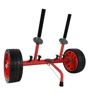 Sit On Top Kayak Cart, Heavy-Duty Plug-in Kayak Cart Dolly with 10 Inch