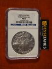 2009 $1 AMERICAN SILVER EAGLE NGC MS69 EARLY RELEASES BLUE LABEL