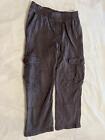 Tea Collection size 8 brown Lounge Pants Cargo Four Pockets