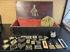 Vintage Military Lot *** Custom Trunk, Patches, Canteen & WW2 Oiler Bottle Can