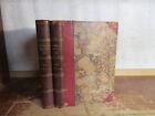 Old THE PIRATE Leather Book Set 1833 SIR WALTER SCOTT ANTIQUE NAUTICAL SAILOR ++