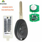 for Land Rover Discovery 2 1999-2004 73370847C Remote Key Fob 433Mhz with ID73 (For: Land Rover Discovery)