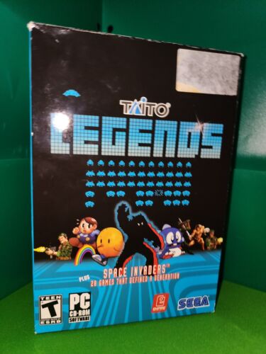 CIB with Manual - Taito Legends (PC, 2005) Big Box Version
