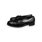 Florsheim Tassel Loafer Black Leather Wingtip Shoe 20533 Men 12 D Kilt Dress