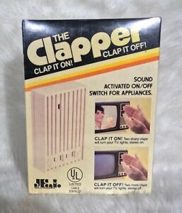 The Clapper - Vintage 1984 Original Box - Clap On Clap Off Brand New Sealed