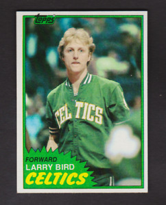 1981 Topps Basketball #4 Larry Bird Boston Celtics 2nd Year HOF MN+