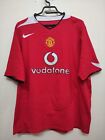 New ListingManchester United 2004 2006 Home Shirt Nike Soccer Jersey Vintage Football XL