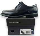 Rockport Walkability Trutech Shoes Black Leather Style A13013 SL2 Apron Toe 8W