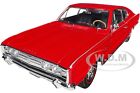1966 DODGE CHARGER RED 1/18 DIECAST MODEL CAR BY ROAD SIGNATURE 92638