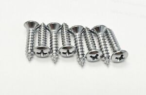 60-87 GM Cars Chevy Olds Door Sill Plate Trim Screws Set Kit Original Style 8pcs (For: 1964 Impala)