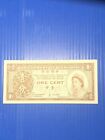 1981 ONE CENT QUEEN ELIZABETH II HONG KONG CURRENCY BANKNOTE NOTE BANK A18