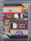 2023 Illusions Anthony Richardson Josh Downs Reflections Gold Patch Auto RC #/10