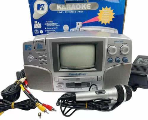 Vintage MTV The Singing Machine Karaoke Vision System SMVG-600 Camera