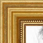 ArtToFrames Custom Picture Poster Frame  Gold Foil on Pine  1.25