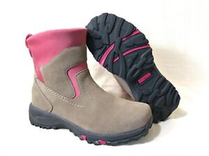 LL bean Brown Orange Suede Waterproof Thinsulate Boots Women’s 7.5 ~ EUC