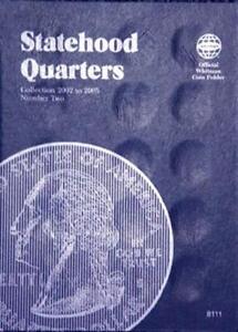US State Quarters Mini Coin Album 2002 2005 Whitman Folder 8111 No 2 NEW
