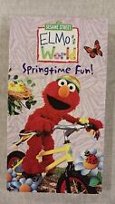 Sesame Street Elmos World Springtime Fun VHS